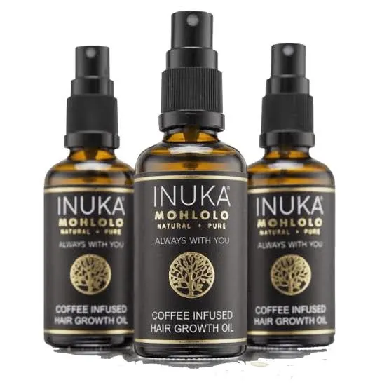 Coffee infused hair growth oil